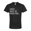 Unisex Poly-Rich V-Neck T-Shirt Thumbnail