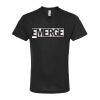 Unisex Poly-Rich V-Neck T-Shirt Thumbnail