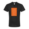 Unisex Poly-Rich V-Neck T-Shirt Thumbnail
