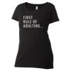 Women's Poly-Rich Scoop Neck T-Shirt Thumbnail