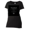 Women's Poly-Rich Scoop Neck T-Shirt Thumbnail