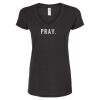 Women's Poly-Rich V-Neck T-Shirt Thumbnail